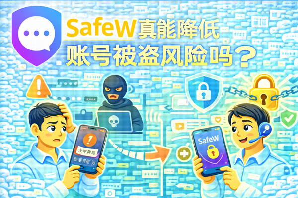 SafeW 真能降低账号被盗风险吗?